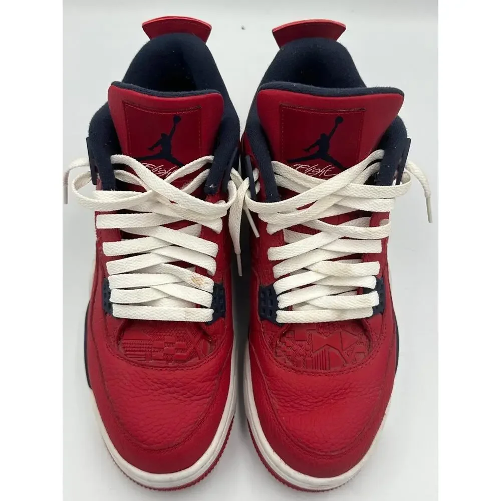 Air Jordan 4 Retro FIBA (2019) Size 10.5 Men display picture 1